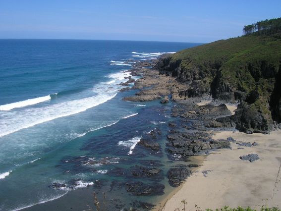 Playa del Moro, Navia