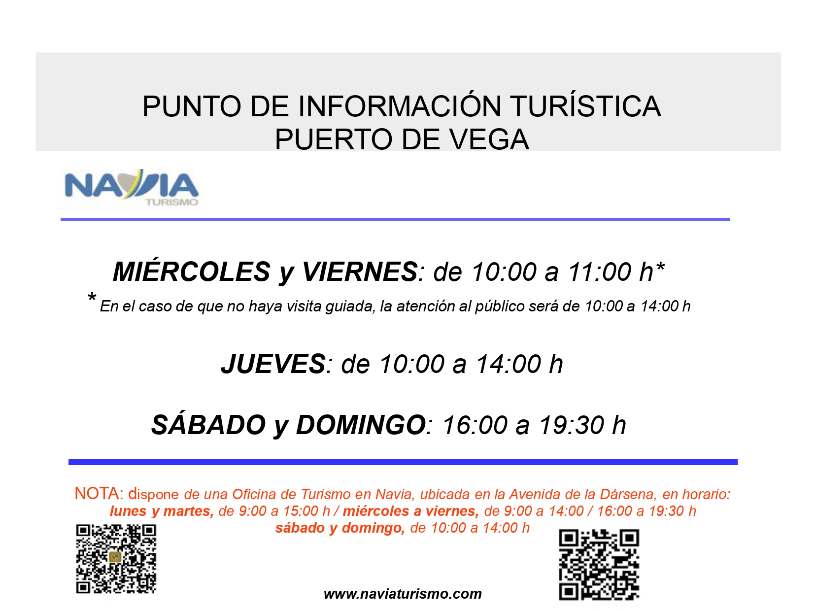 horarios